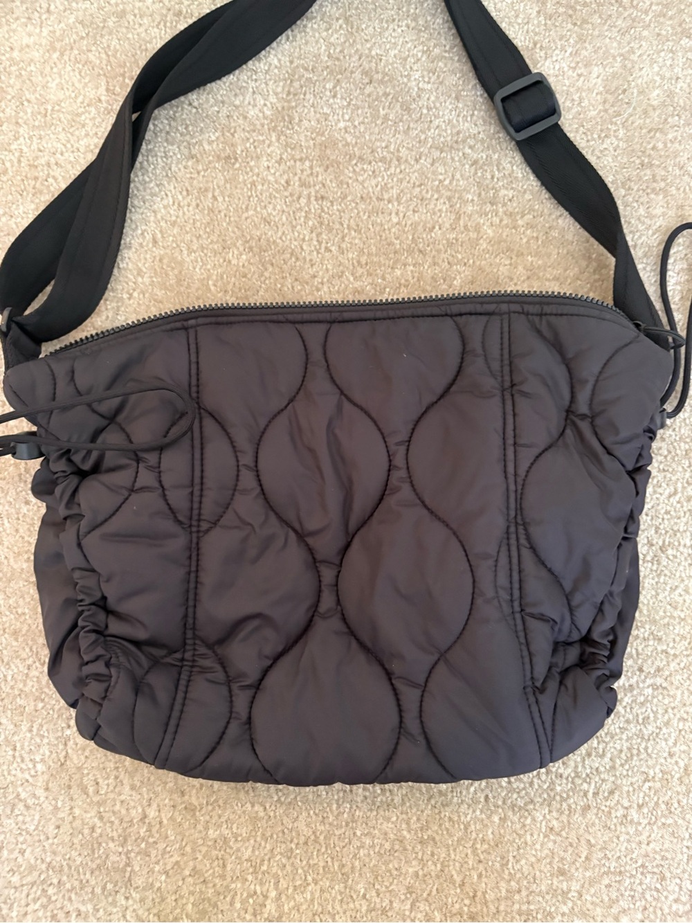 Quilted Black Crossbody Shoulder Bag Vera Bradley